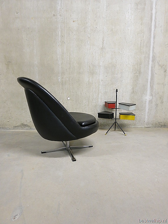 vrije tijd borst Veraangenamen Vintage design lounge stoel 'Globe' | Bestwelhip