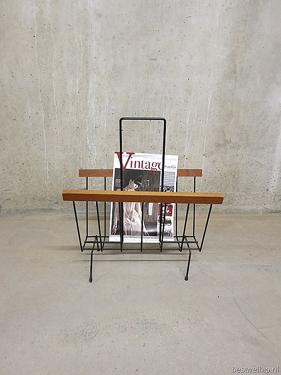 Bloody Mitt Rook Industrieel tijdschriftenrek 'minimalism' magazine holder | Bestwelhip