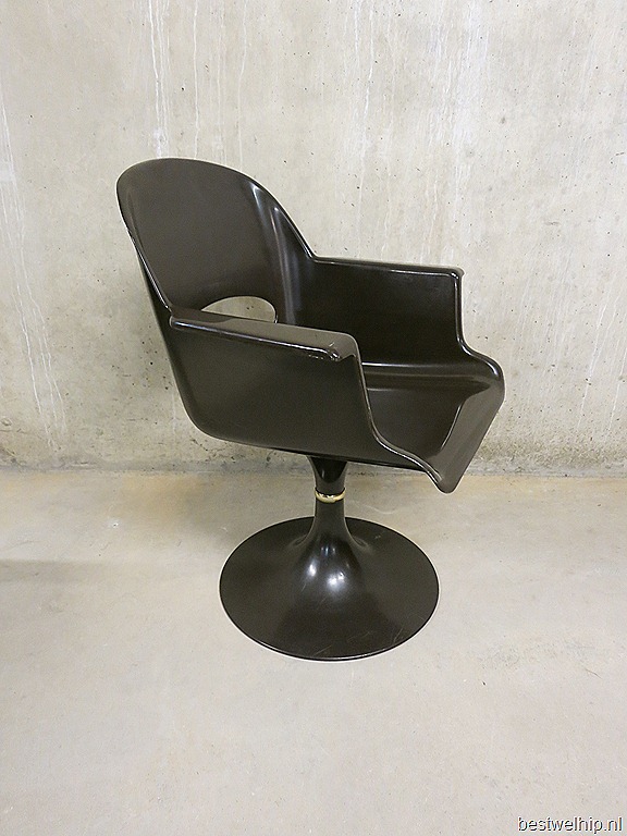 Waterig koken Defecte Vintage design kuipstoel / chair Kurz Germany | Bestwelhip