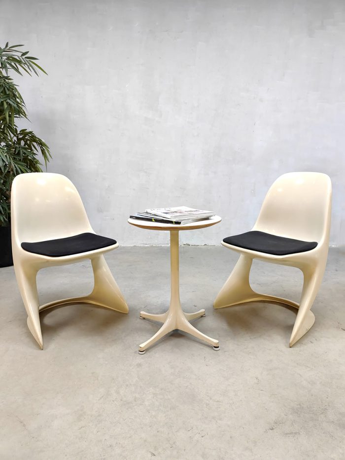 Vintage German Design Space Age Casalino Dining Chairs Eetkamerstoelen