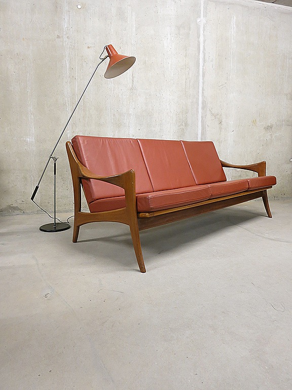 heel fijn ruimte shit Vintage design bank sofa seating group Deense stijl | Bestwelhip