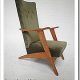 Vintage design fauteuil in Deense stijl