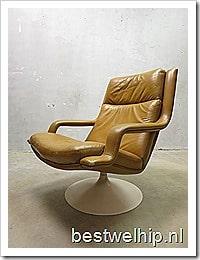 Artifort vintage design lounge fauteuil draaifauteuil swivel chair Geoffrey Harcourt