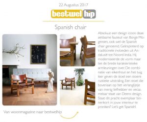 vintage design spanish chair Borge Mogensen