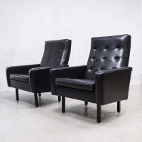 Fifties mid century lounge chairs 'rock a billy'