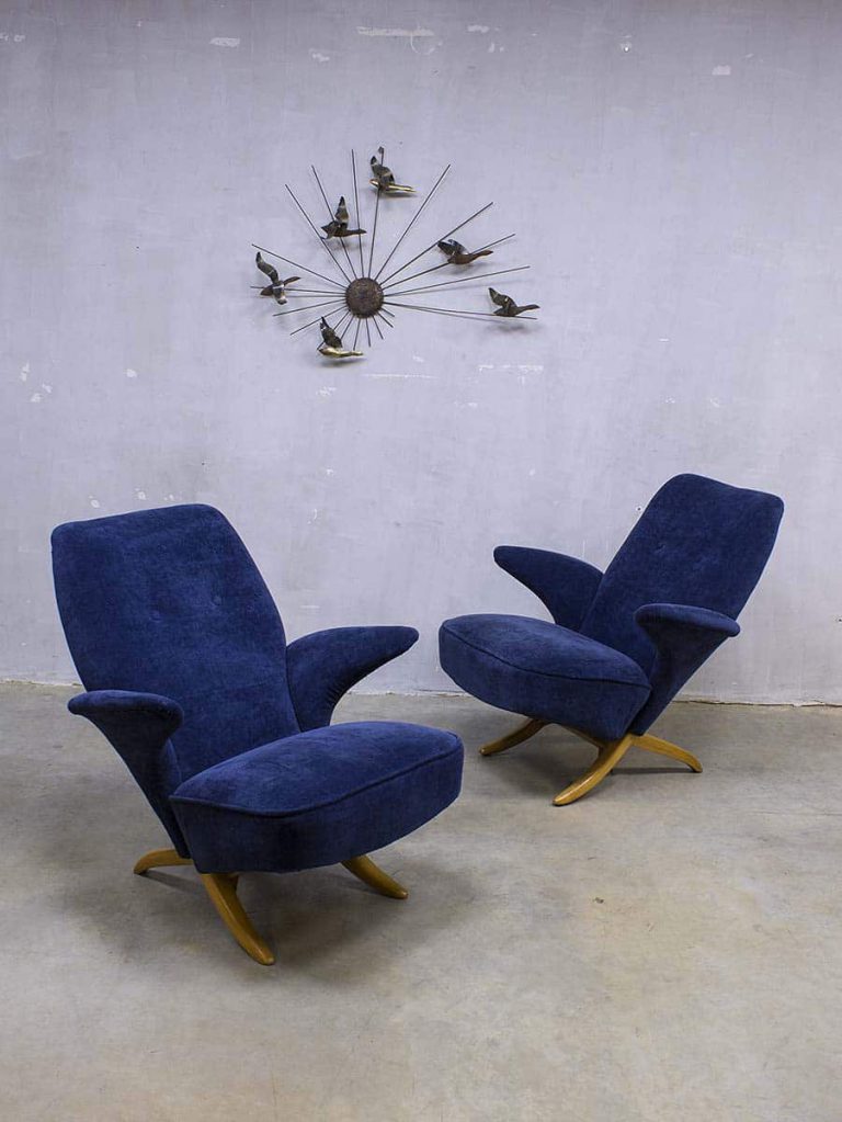 Mid century Dutch design Pinguin chair Artifort Theo Ruth