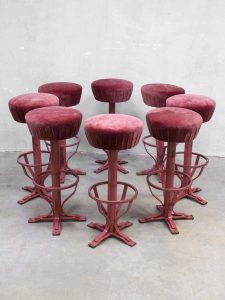 vintage bar stool Industrial, barkruk krukken industrieel vintage