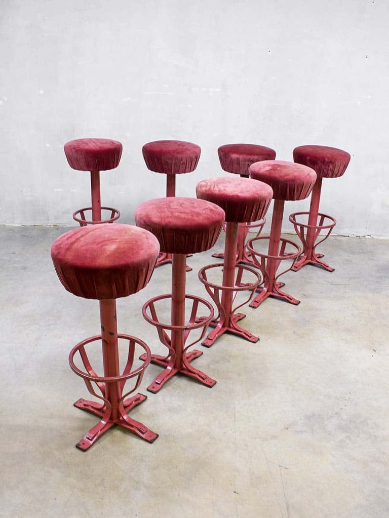 partij vintage bar krukken kruk retro, vintage bar stool stools Industrial