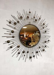 Vintage design zonnespiegel, sunburst vintage design mirror