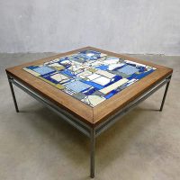 Vintage mozaïek salontafel, mid-century mosaic coffee table