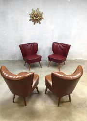 Vintage mid century fifties cocktail chairs