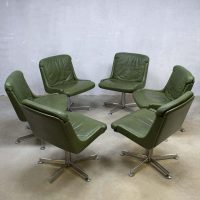 Midcentury design lounge chair office chair, Vintage bureaustoel