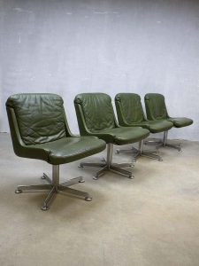 Midcentury vintage design bureaustoel lounge chair office chair