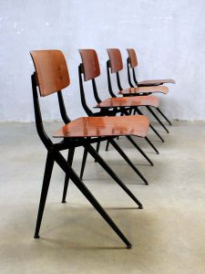 Vintage Marko chairs schoolstoelen