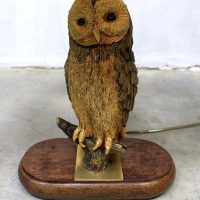 Mid century vintage design owl lamp, vintage design uil lamp