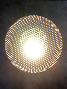 Vintage space age 'Ufo' plexiglas table lamp tafellamp