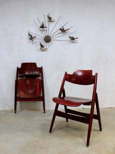 Mid century folding chair SE18 Egon Eiermann for Wilde & Spieth