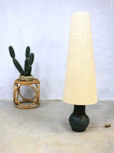 Vintage design vloerlamp 'nature', vintage design ceramic floorlamp 'nature'