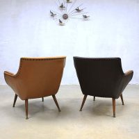 Vintage lounge fauteuils, Mid century design easy chair