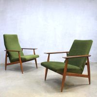 Danish lounge chairs vintage design fauteuil armchairs