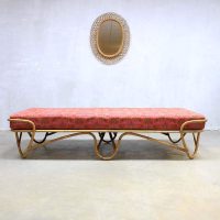 Vintage design rotan bed daybed rattan sofa Rohe Noordwolde