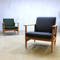 Mid century Danish vintage lounge chairs easy chairs