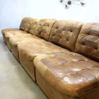 Vintage de Sede lounge bank, vintage de Sede sofa patchwork