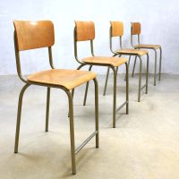 Industriële vintage krukken stoelen, Industrial bar stools chairs Tubax