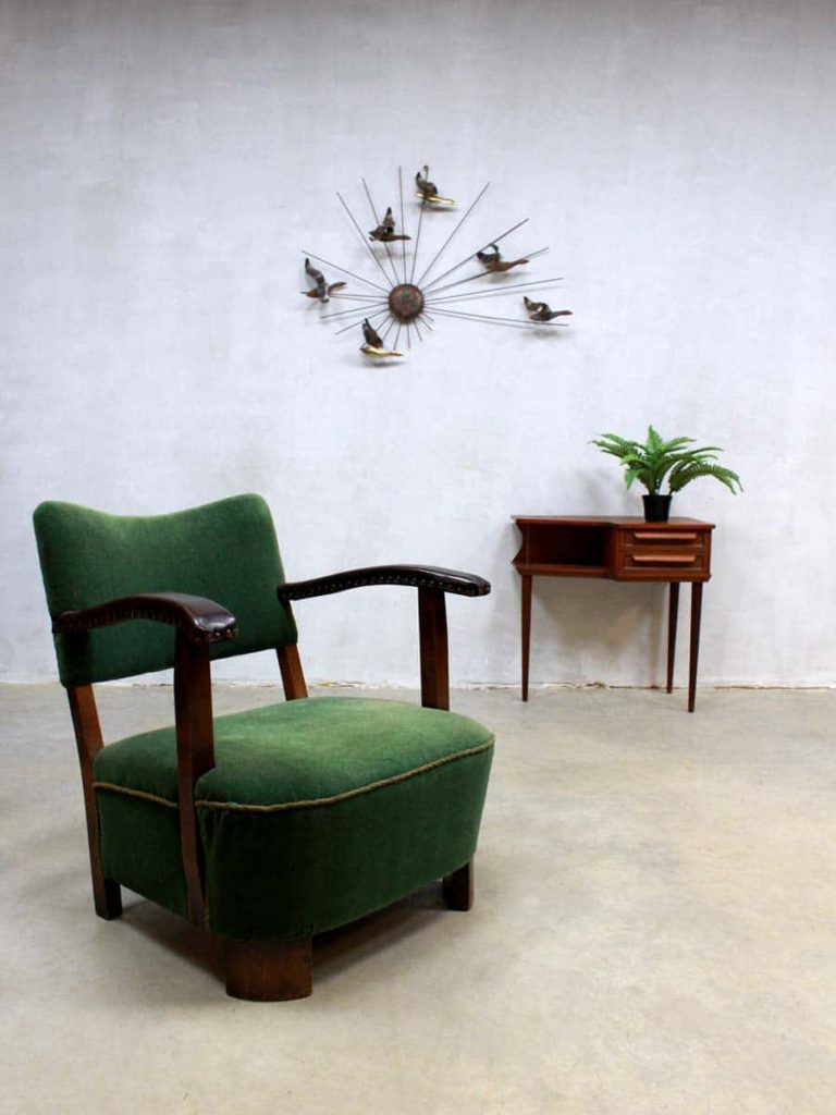Mid century vintage design fauteuil armchair Art Deco