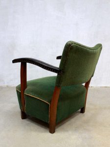 vintage lounge chair velours, vintage armchair velvet