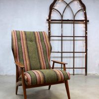 vintage design wingback chair easy chair