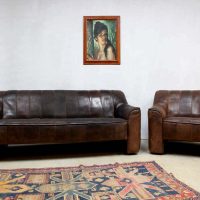 vintage De Sede lounge bank De Sede armchair DS44