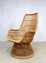 Noordwolde rattan chair vintage fauteuil