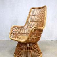 Noordwolde rattan chair vintage fauteuil