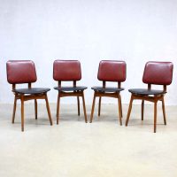 Vintage design Dutch dinner chairs, vintage design eetkamerstoelen
