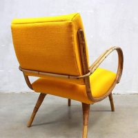 midcentury design lounge chair bamboo bamboe fauteuil vintage