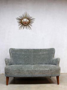 vintage design bank sofa Artifort Theo Ruth velours velvet