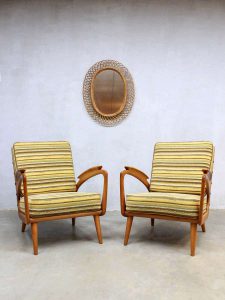 vintage Deense stoel fauteuil lounge chair