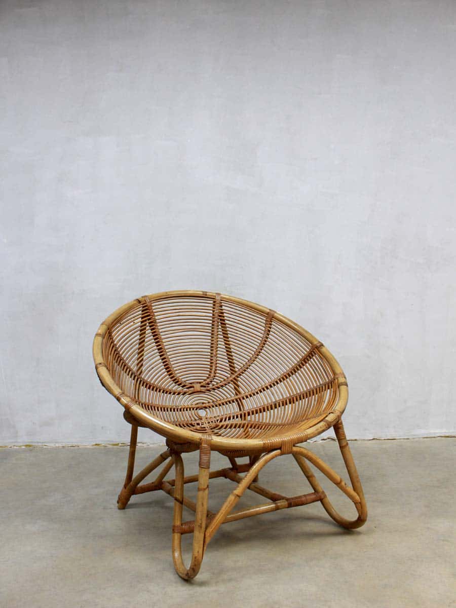 Vintage Mid Century Rattan Rotan Lounge Set5 | Bestwelhip