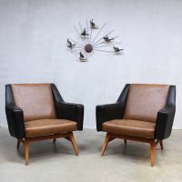 vintage armchairs chairs sixties lounge fauteuils