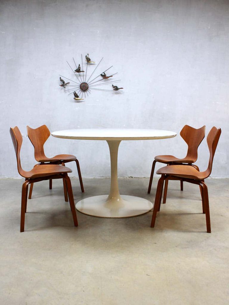 Vintage design ovale eetkamertafel dining table Arkana Maurice Burke
