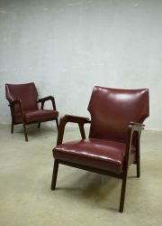 danish armchairs loungefauteuils vintage retro loft