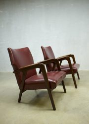 jaren 50 vintage deense fauetuils armchairs fifties