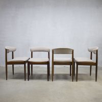 vintage Danish dinner chairs, vintage Deense eetkamerstoelen