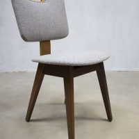 plywood vintage dinner chair Dutch vintage design eetkamerstoel
