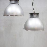 Vintage industrial pendant lamp AEG industriële hanglamp