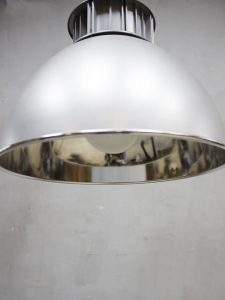 mid century industrial AEG light hanging lamp pendant