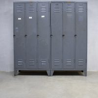 vintage lockers kasten industrieel, vintage locker cabinets Industrial