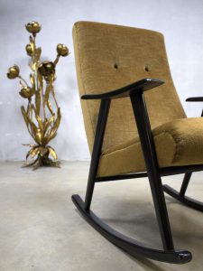 Vintage design schommelstoel rocking chair Webe