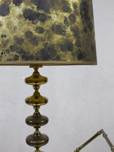 vintage table lamp gold brass Holywood regency style Dubai style